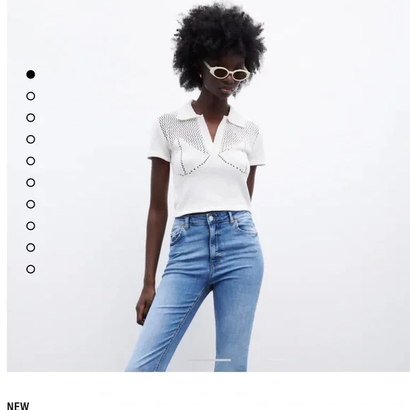 ZARA Skinny flare jeans 2021 - Picture 3 of 8